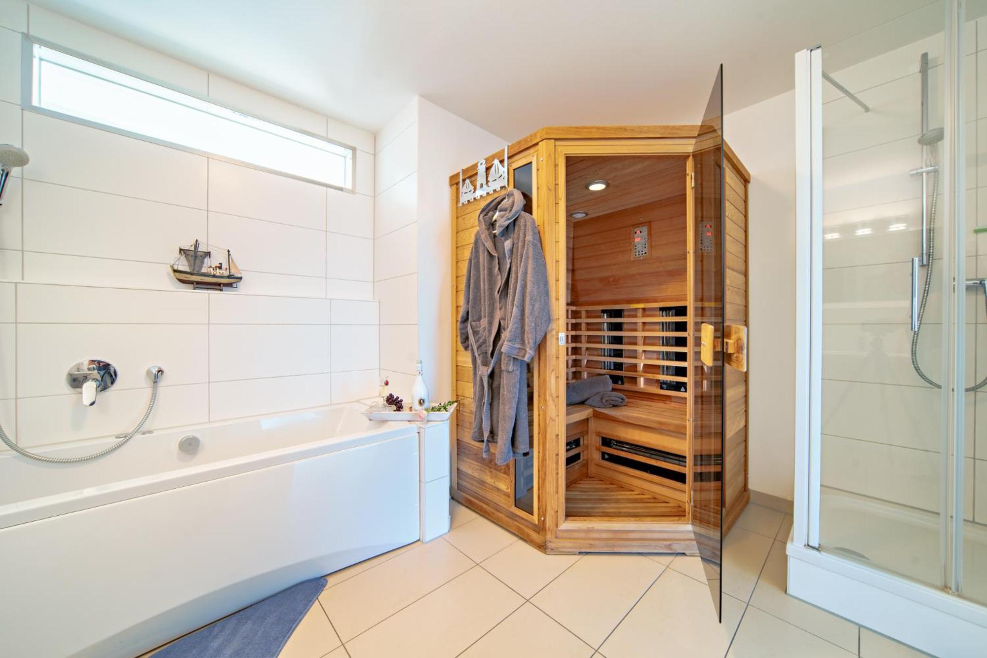 3-Zi-Fewo Brigantine 33 By Seeblick Ferien Oro, Wasserblick,Sauna Olpenitz Bagian luar foto