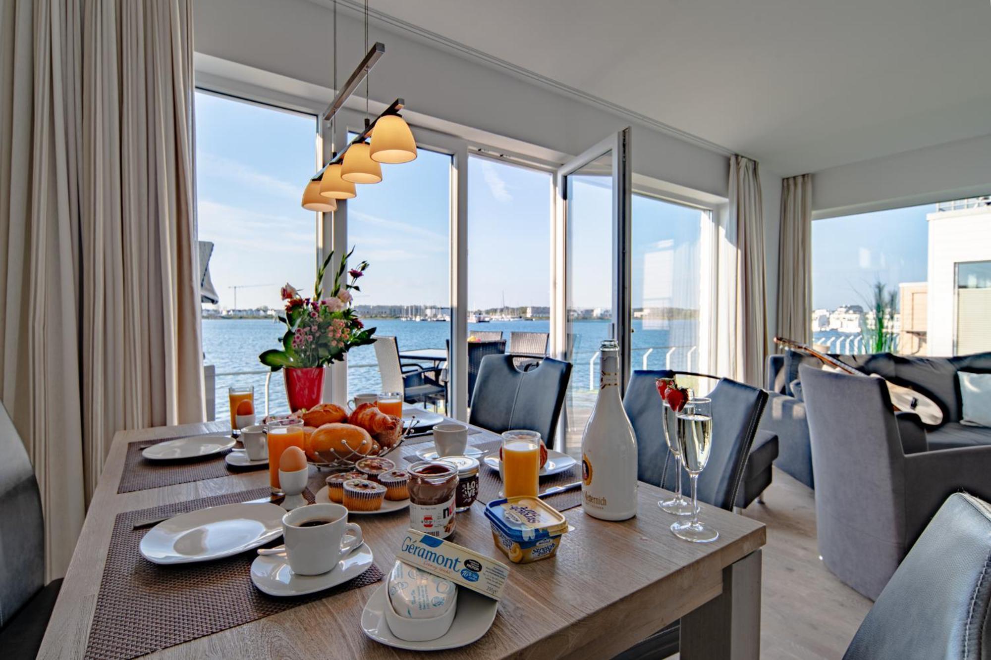 3-Zi-Fewo Brigantine 33 By Seeblick Ferien Oro, Wasserblick,Sauna Olpenitz Bagian luar foto