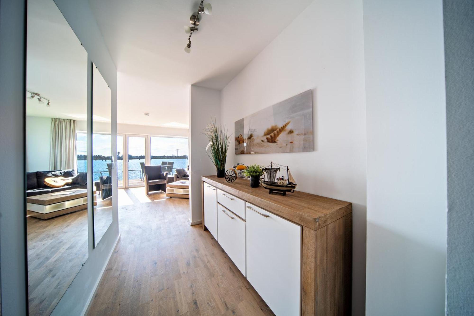 3-Zi-Fewo Brigantine 33 By Seeblick Ferien Oro, Wasserblick,Sauna Olpenitz Bagian luar foto