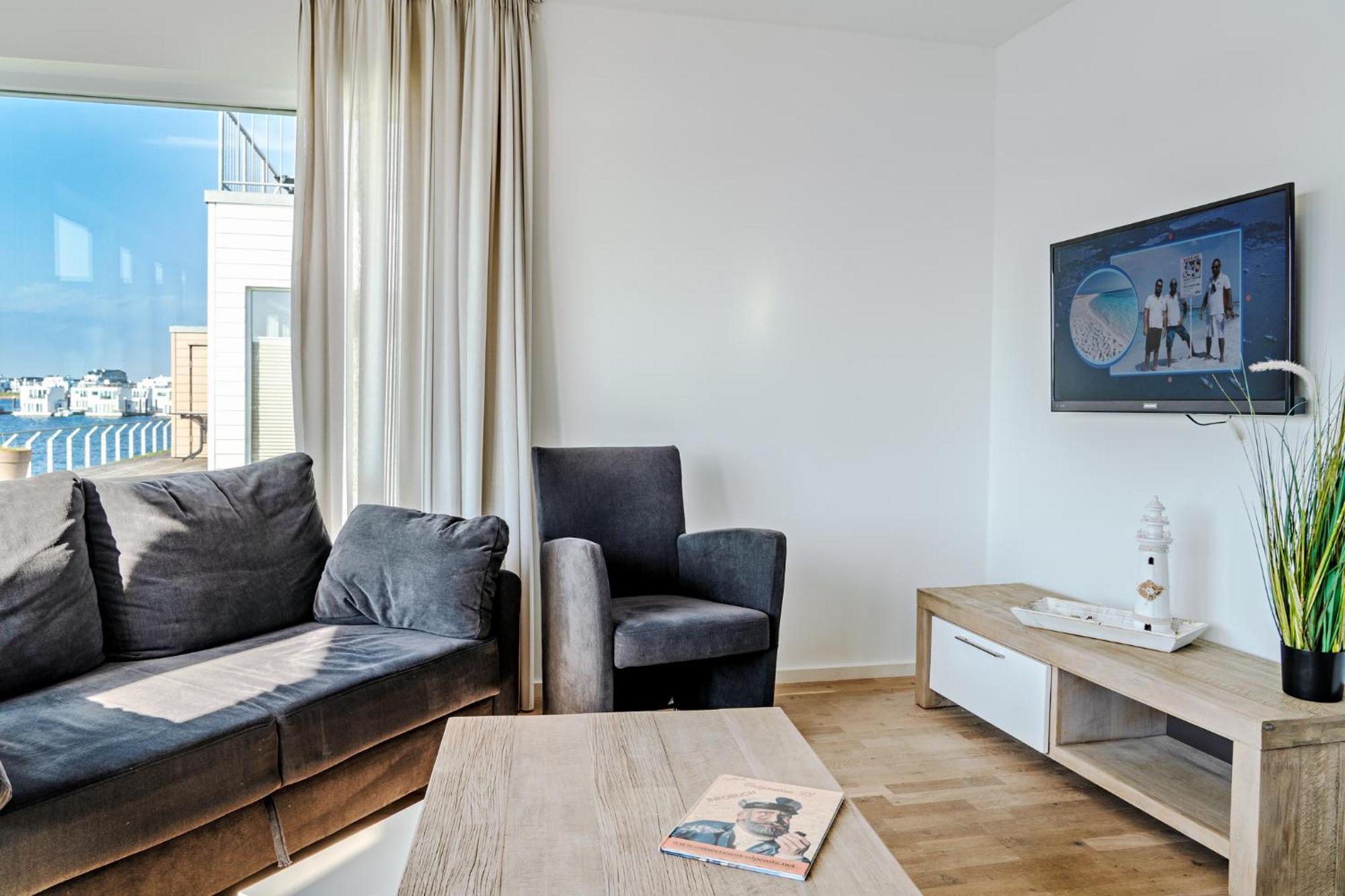 3-Zi-Fewo Brigantine 33 By Seeblick Ferien Oro, Wasserblick,Sauna Olpenitz Bagian luar foto