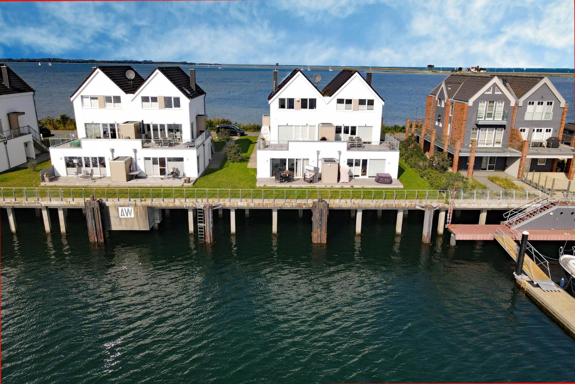 3-Zi-Fewo Brigantine 33 By Seeblick Ferien Oro, Wasserblick,Sauna Olpenitz Bagian luar foto
